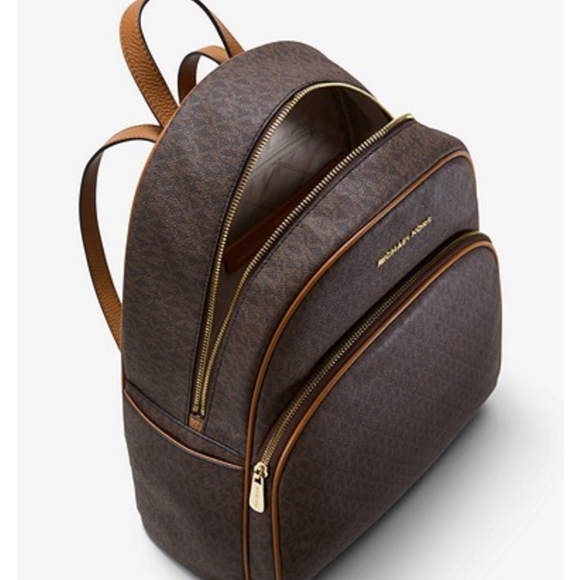 🆕🔖Michael Kors The Abbey Logo Backpack Large - Picture 2 of 3